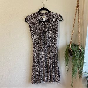 y2k cheetah dress
